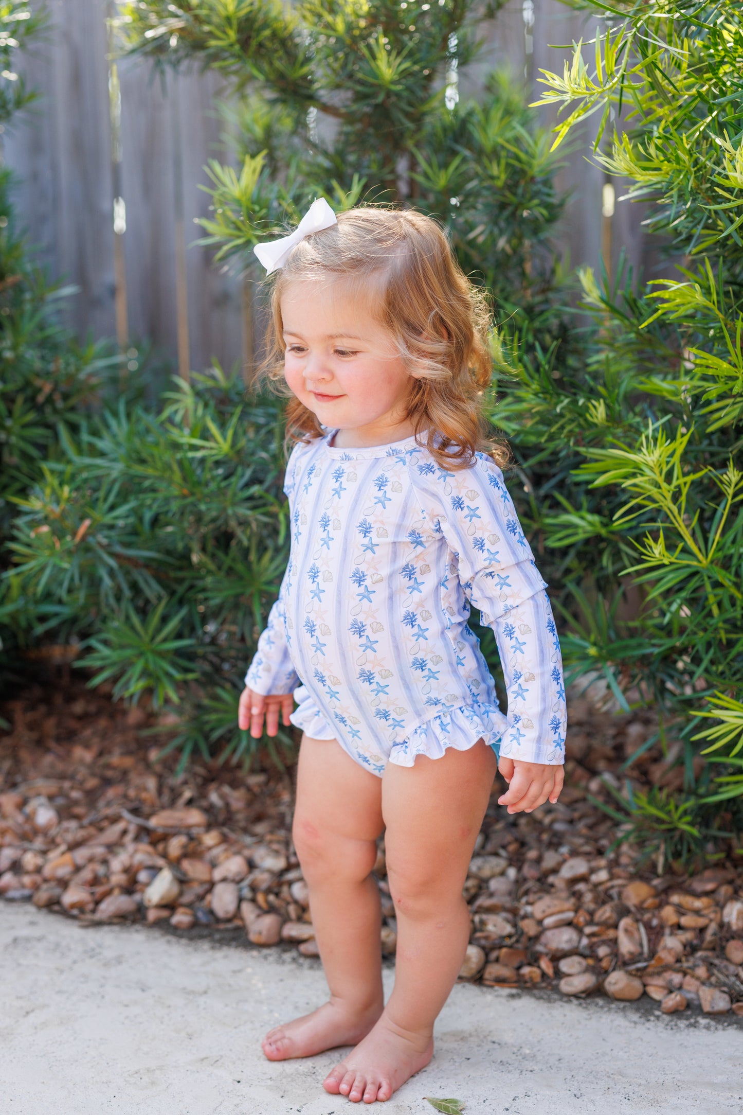 Shorline treasures girls one piece swimsuit